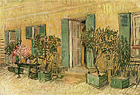 Exterior of a Restaurant at Asnieres, 1887, vangogh
