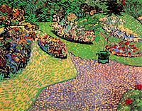 Garden in Auvers, 1890, vangogh