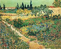 Garden with Flowers, 1888, vangogh