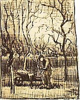 Gardener with a Wheelbarrow, 1884, vangogh