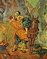 The Good Samaritan, after Delacroix, 1890, vangogh