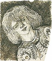 Head of a Girl, 1888, vangogh
