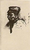 Head of a Peasant with Cap, vangogh