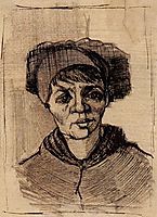 Head of a Woman, 1885, vangogh