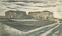The Houses on Schenkweg where Van Gogh Lived, 1882, vangogh
