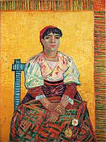 Italian Woman (Agostina Segatori), 1887, vangogh