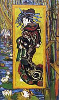 Japonaiserie Oiran (after Kesai Eisen), 1887, vangogh