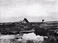 Landscape with a Farm, 1883, vangogh