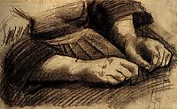 Lap with Hands, c.1885, vangogh