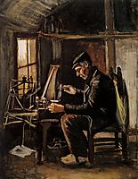 Man Winding Yarn, 1884, vangogh