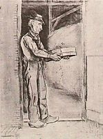 Man with Winnow, 1881, vangogh