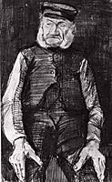 Orphan Man with Cap, Half-Length, 1883, vangogh