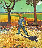 The painter on the road to Arles, 1888 (jul), vangogh