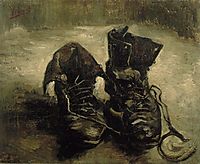 a pair of shoes, vangogh