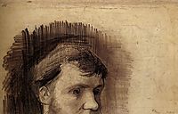 Part of a Portrait of Anthon van Rappard, 1884, vangogh