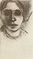 Peasant Woman, Head, 1885, vangogh