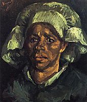 Peasant Woman, Portrait of Gordina de Groot, 1885, vangogh