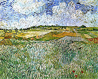 The Plain at Auvers, 1890, vangogh