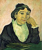 Portrait of Madame Ginoux (L-Arlesienne), 1890, vangogh