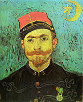 Portrait of Milliet, Second Lieutnant of the Zouaves , 1888, vangogh