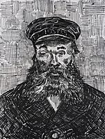 Portrait of the Postman Joseph Roulin, 1888, vangogh