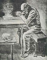 Prayer Before the Meal, 1882, vangogh