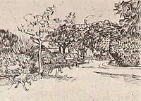 Public Garden with Benches, 1888, vangogh