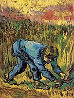 Reaper with Sickle (after Millet) , vangogh