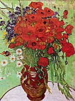 Red Poppies and Daisies, 1890, vangogh