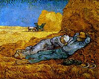 Rest Work (after Millet), 1890, vangogh