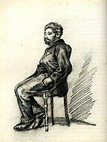 Seated Man with a Beard, vangogh