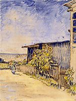Shed with Sunflowers, 1887, vangogh