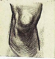 Sketch of a Knee, 1886, vangogh