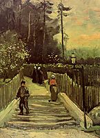Sloping Path in Montmartre, vangogh