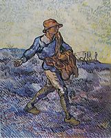 The Sower (after Millet), 1889, vangogh