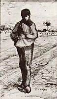 Sower with Hand in Sack, 1881, vangogh