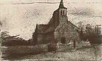 St. Martin-s Church at Tongelre, 1885, vangogh