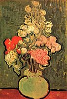 Still Life Vase with Rose-Mallows, 1890, vangogh