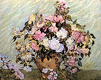 Still Life Vase with Roses, 1890, vangogh