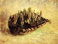 Still Life with a Basket of Crocuses, 1887, vangogh