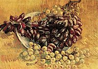 Still Life with Grapes, 1887, vangogh