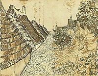 Street in Saintes-Maries, 1888, vangogh