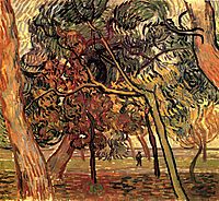 Study of Pine Trees, 1889, vangogh