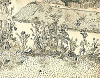 Thistles Along the Roadside, 1888, vangogh