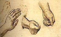 Three Hands , c.1884, vangogh
