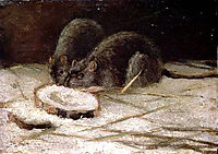 Two Rats, 1884, vangogh