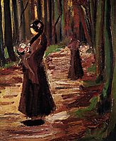 Two Women in the Woods, 1882, vangogh