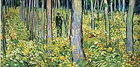 Undergrowth with Two Figures, 1890, vangogh