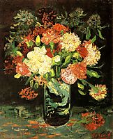 Vase with Carnations, 1886, vangogh