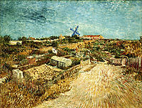 Vegetable Gardens in Montmartre , 1887, vangogh